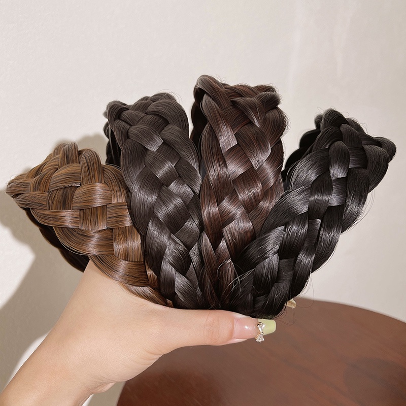 Tóc Giả Xương Cá Handmade Dày Dặn Thời Trang Dành Cho Nữ