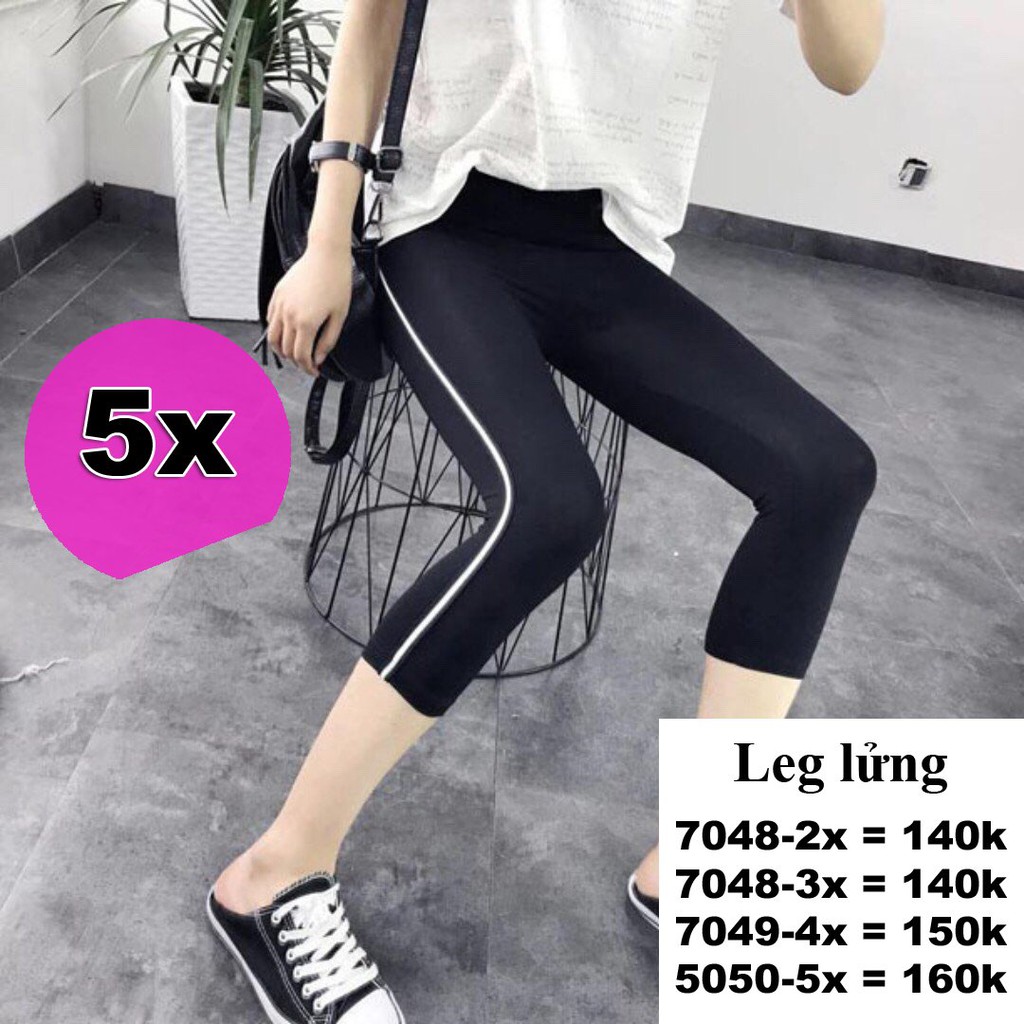 [ 2c 200k ] SALE Quần legging BIG SIZE leg lửng có túi 7048,7049,7050