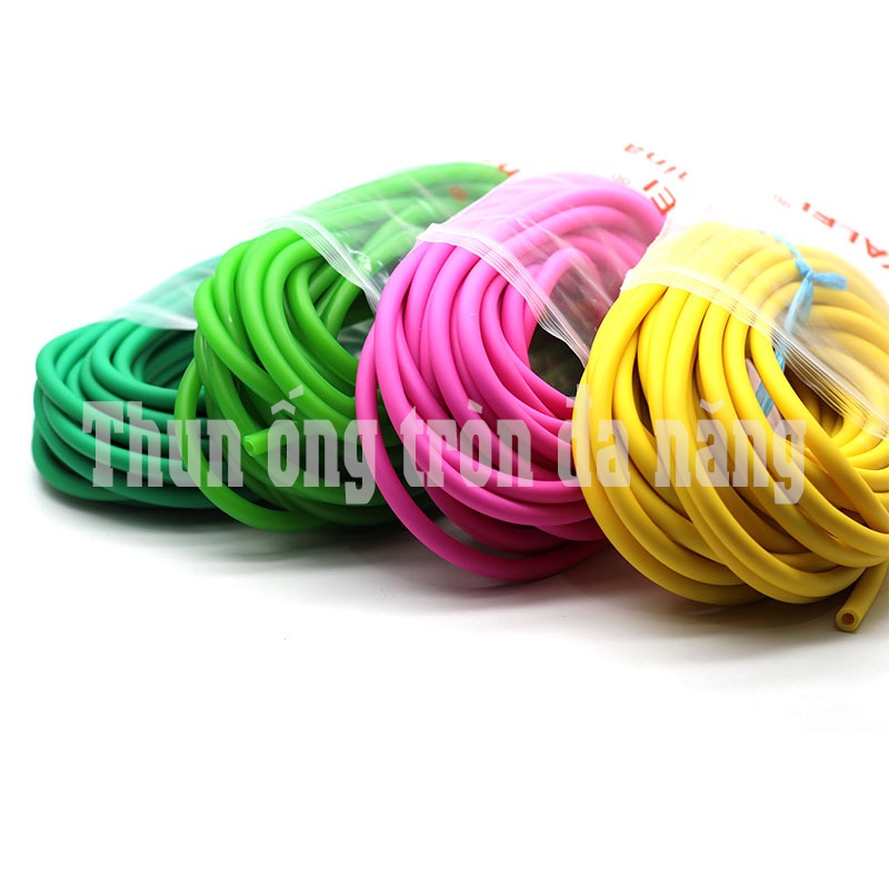 5M Dây Thun Cao Su Tròn ống làm ná cao su bắn cá, tập thể thao, các hoạt động dẫn chất lỏng cần thiết, vô cùng bền bỉ