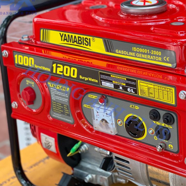 Máy Phát Điện Chạy Xăng Mini 1kw Yamabisi TG1500 Chính Hãng Bảo Hành 12 Tháng