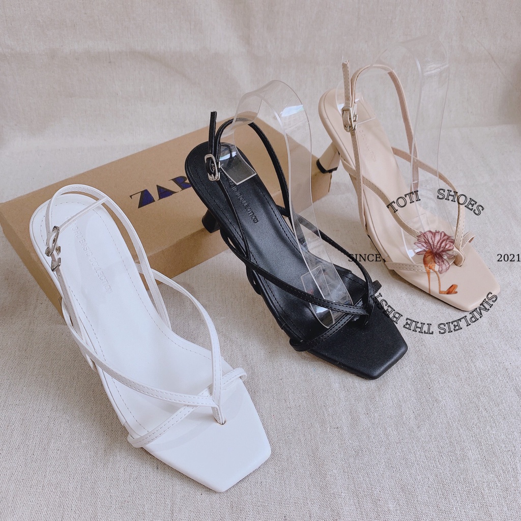 GIÀY CAO GÓT TOTIIE SHOES - SANDAL NỮ 5P - GUỐC SANDAL DÂY ĐAN CHÉO - XĂNG ĐAN CAO GÓT 5 PHÂN CAO CẤP G2009570