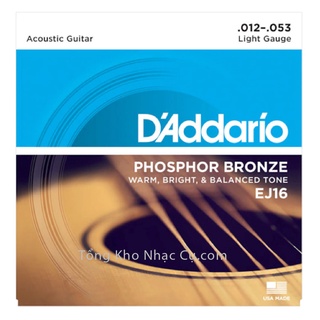 Dây đàn guitar Acoustic DAddario EJ16