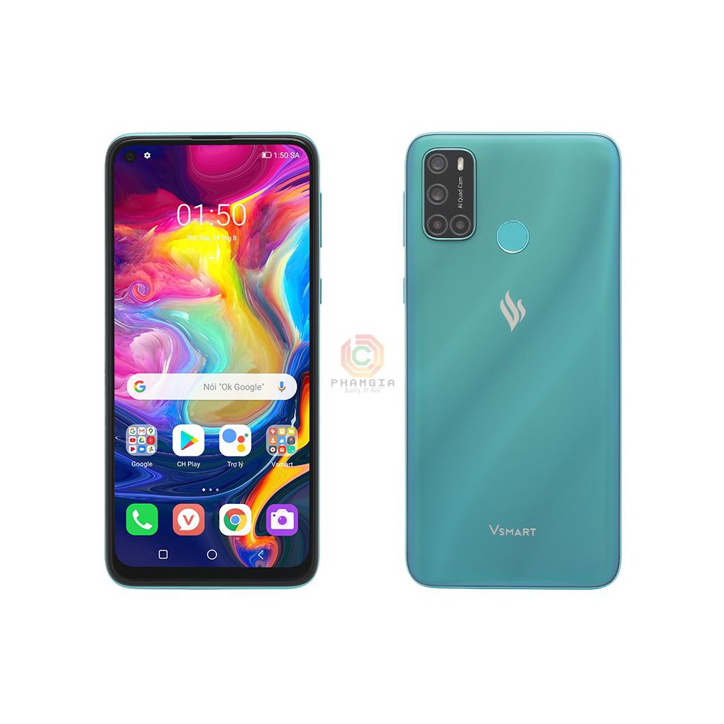 Kính cường lực full màn hình Vsmart Joy 4 không chấm liti