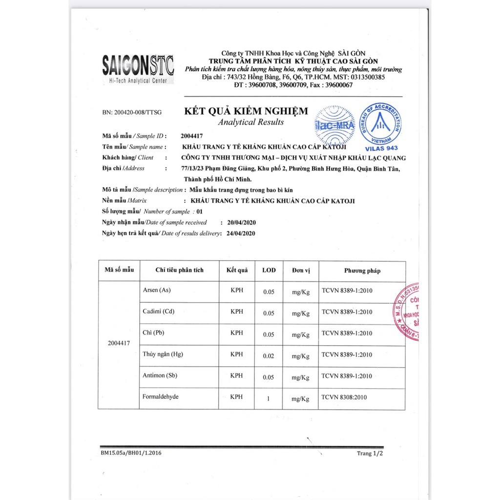 Khẩu trang y tế 4 lớp cao cấp Katoji