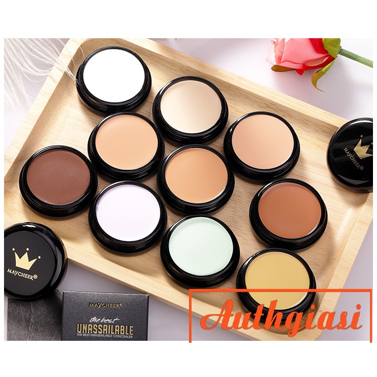Kem Che khuyết điểm dạng kem Maycheer hộp tròn