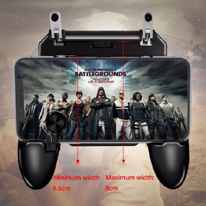 Tay cầm game có nút di chuyển cho điện thoại