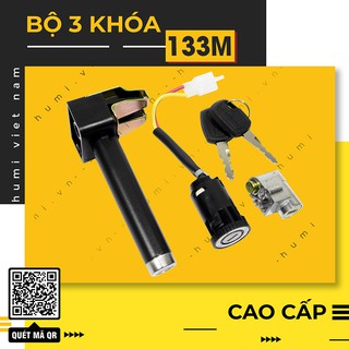 Bộ 3 khóa xe điện 133m