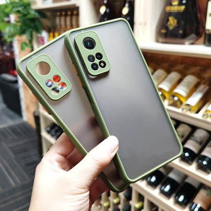 Ốp Điện Thoại Cứng Bảo Vệ Camera Màu Kẹo Cho Xiaomi Mi 11T 11 Lite Ultra 10T Poco M4 Pro 5G X3 X4 GT NFC F3 M3 Note 10 Lite