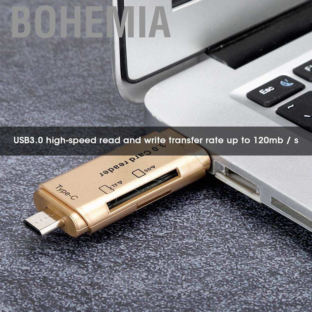 Đầu Đọc Thẻ Nhớ Usb 3.0 Tốc Độ Cao Phong Cách Bohemia