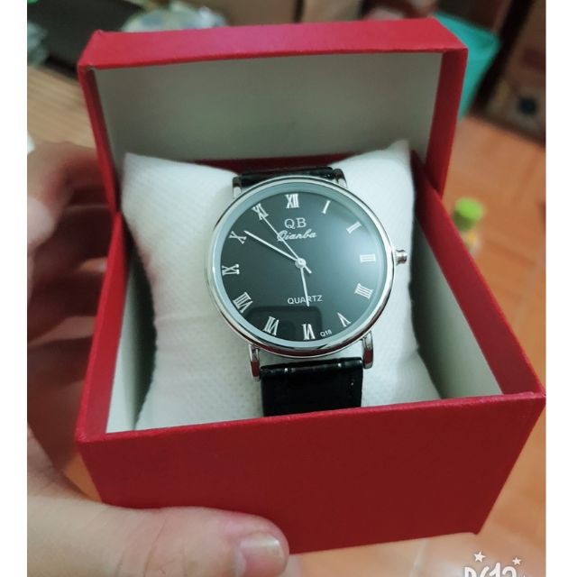 Đồng hồ nam qianba dây da cực kì thanh lịch giá rẻ vô địch.