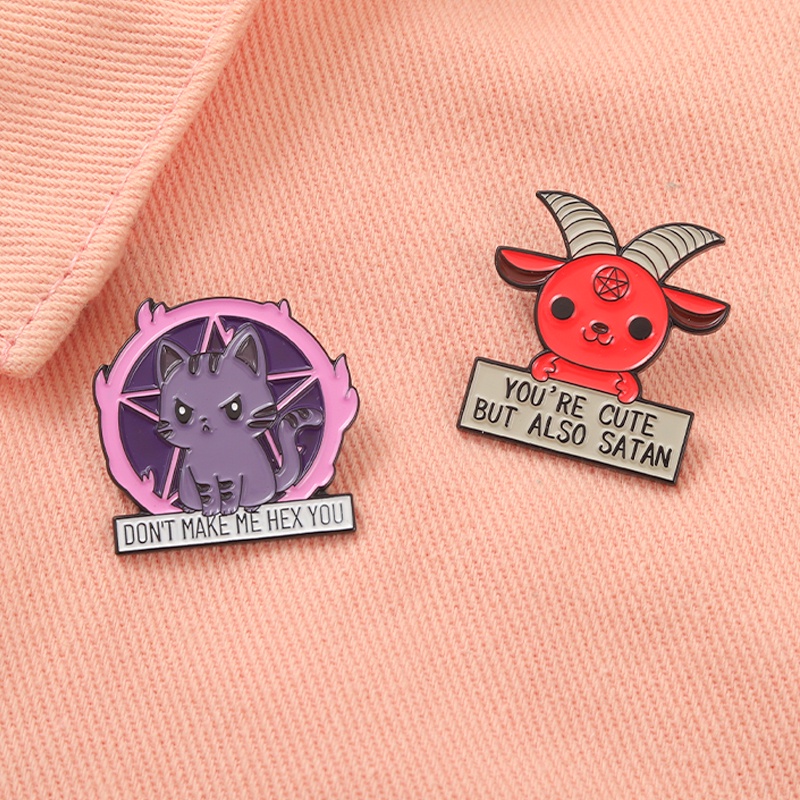 Ghim cài áo hình chú mèo dễ thương thích hợp cho nữ