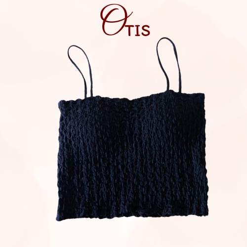 Áo Croptop Cotton Xốp Hai Dây Đệm Mút Nâng Ngực Sexy OTIS 702