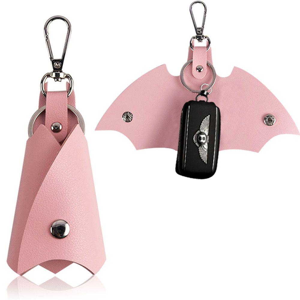 Ví Đựng Chìa Khóa Xe Hơi Mini Bằng Da Handmade Kiểu Dáng Đơn Giản