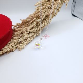Mặt dây chuyền Tròn xinh pha lê Swarovski