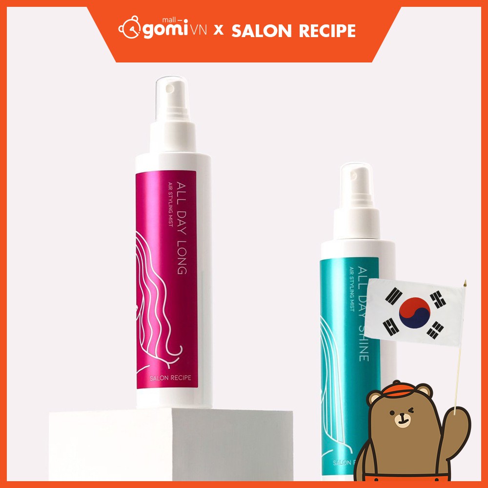 Xịt Tạo Kiểu Tóc Tại Nhà SALON RECIPE Air Styling Mist GomiMall