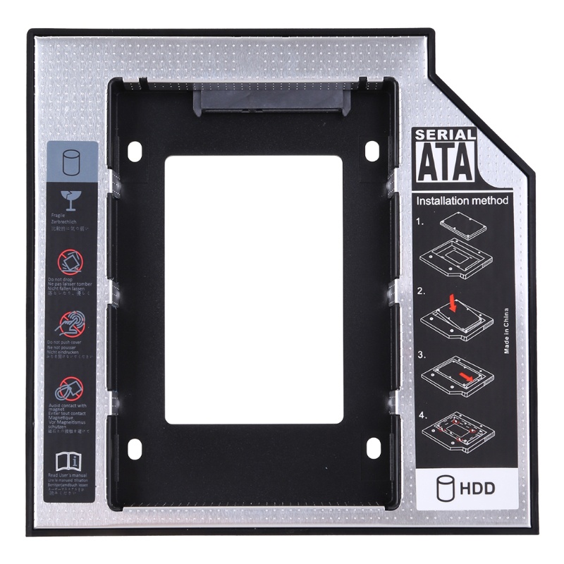 Khay Đựng Ổ Cứng SATA 2nd HDD SSD 12.7mm Cho CD DVD-ROM