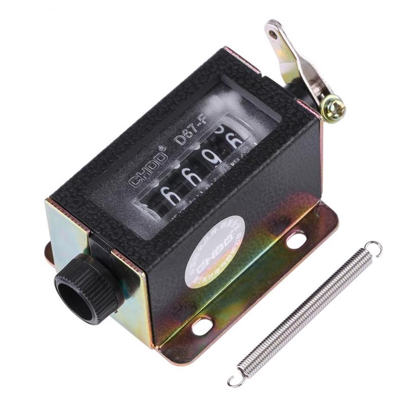 Bộ đếm cơ D67-F với 5 cột chữ số có thể được đặt lại tiện dụng