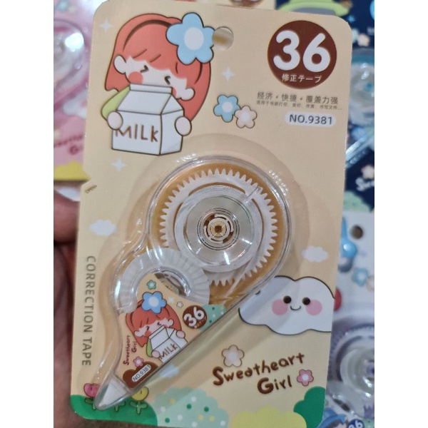 Bút xóa kéo hình dễ thương 36m