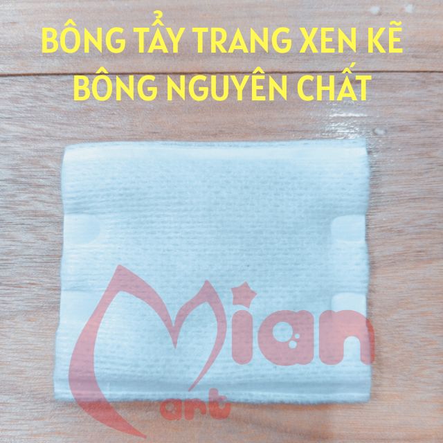 Hộp bông tẩy trang 3 trong 1 320 miếng bông tự nhiên chăm sóc da nhẹ nhàng - MIAN MART