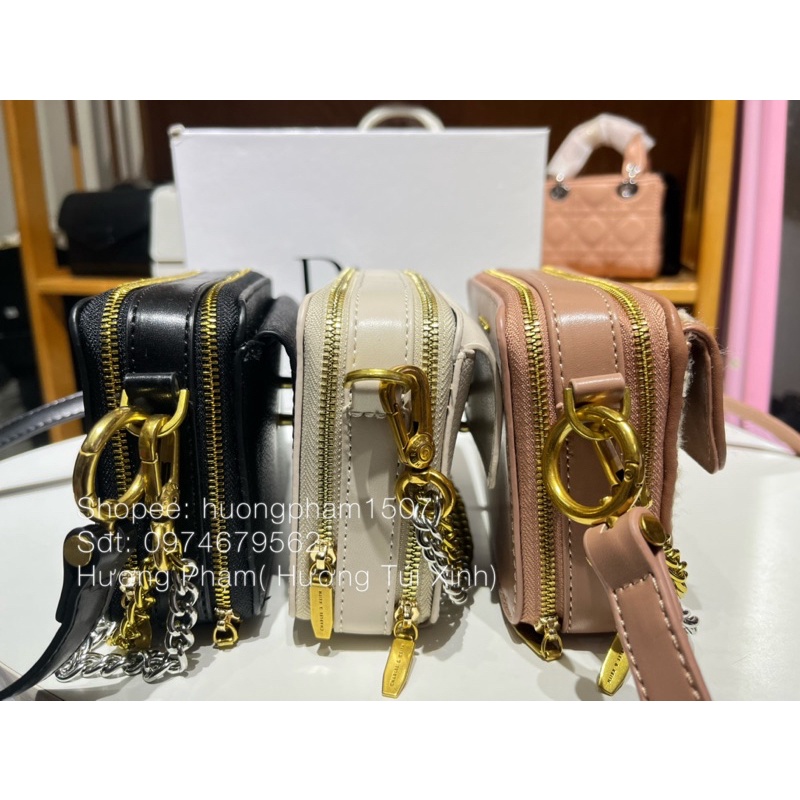TÚI CỐP C 2 KHOÁ 2 DÂY ĐEO KHÔNG HỘP SIZE 20