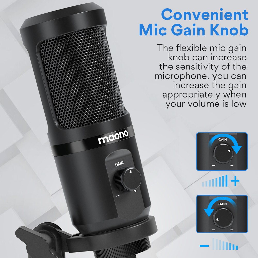 Micro MAONO AU-PM461 chất lượng cao tiện lợi Microphone USB