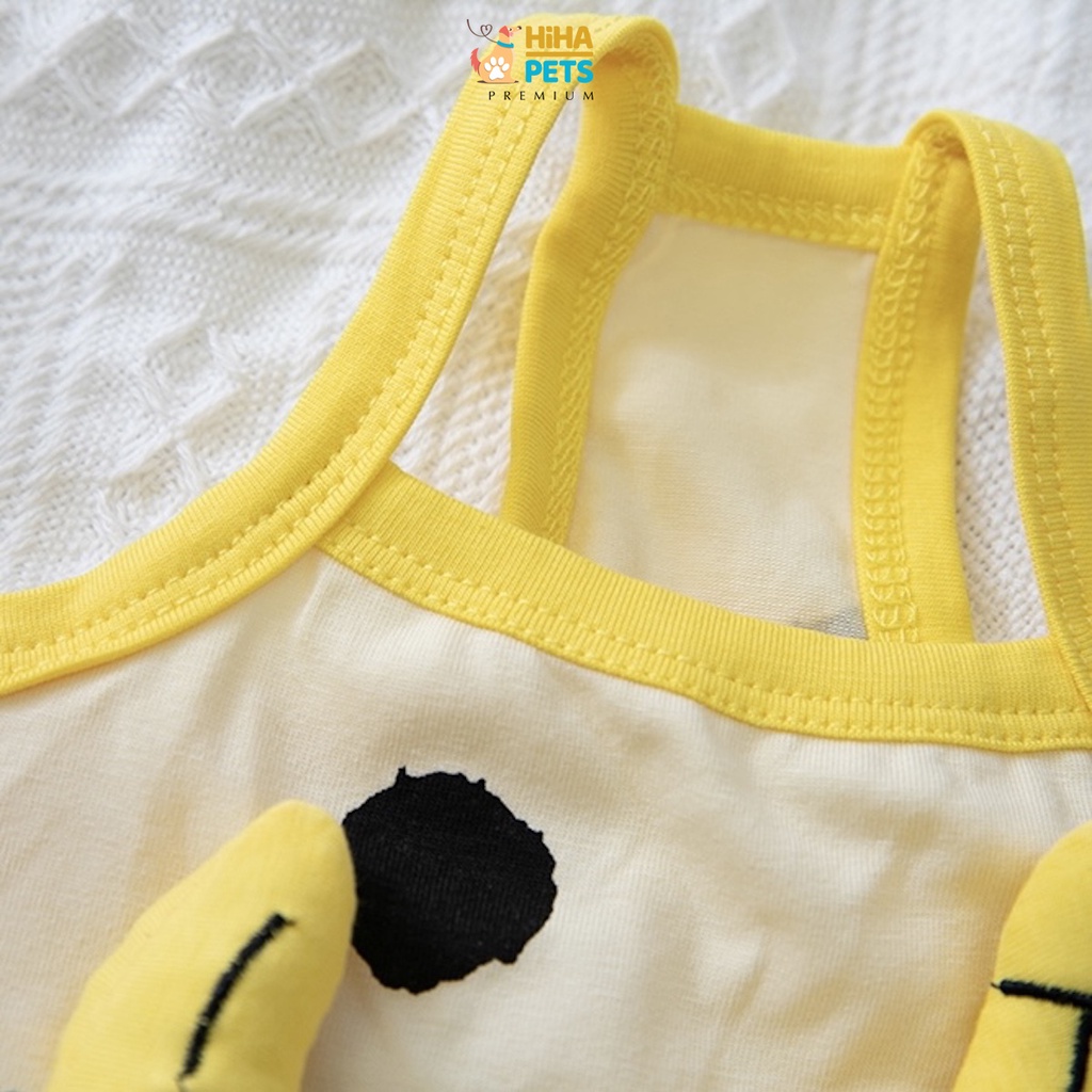 Áo Thun Trái Chuối Cho Chó Mèo Hàn Quốc Mùa Hè 2022 Chất Liệu Thun Cotton Quần Áo Thú Cưng Cao Cấp Hihapet.