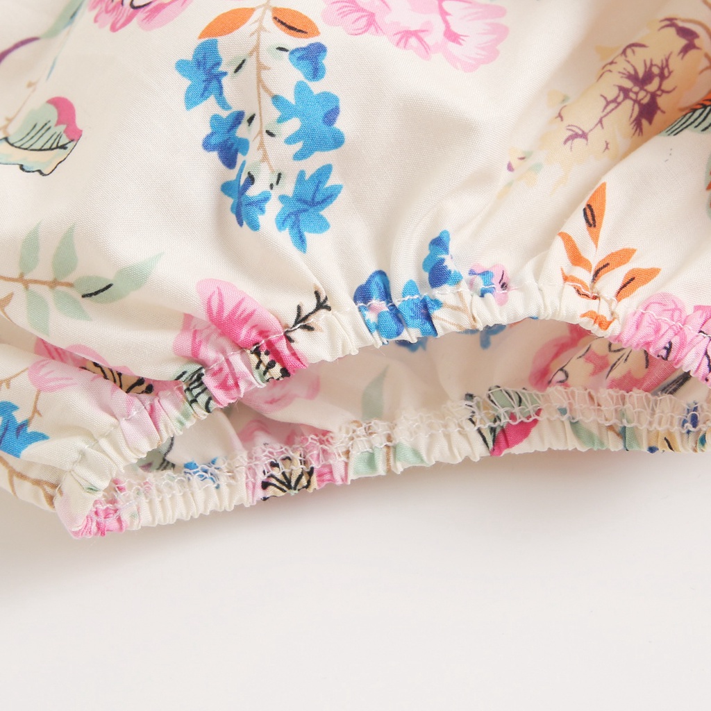 Sanlutoz Bộ Quần Áo In Hoa Dễ Thương Cho Bé Gái Sơ Sinh