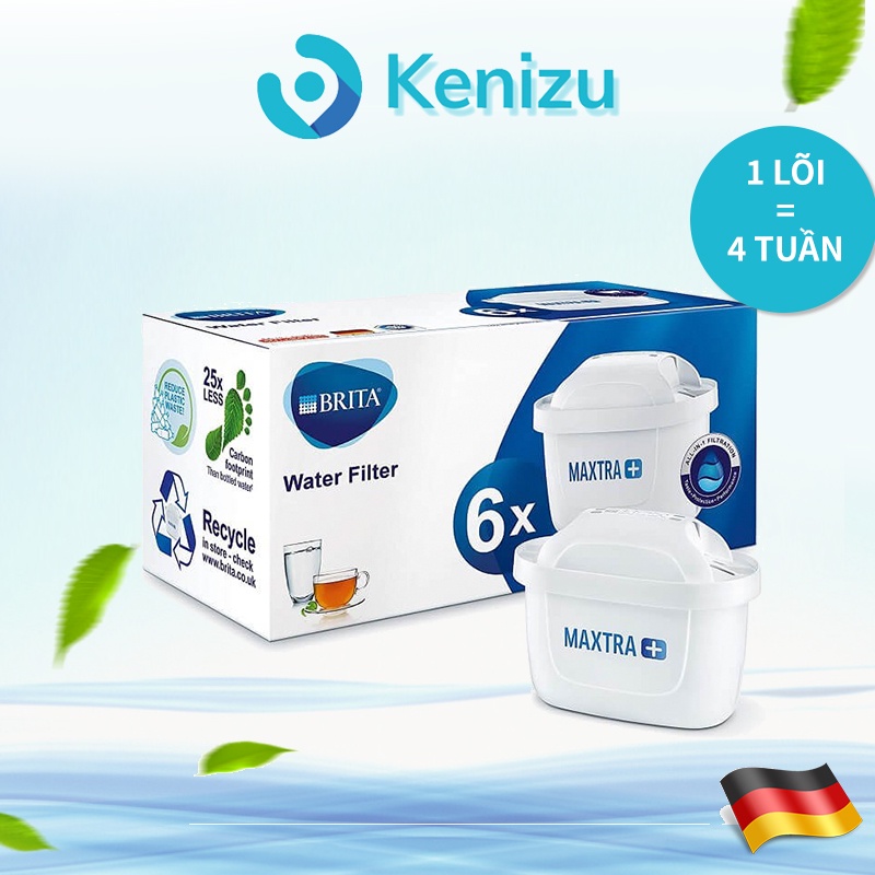 Set 6 lõi lọc bình Brita Maxtra Plus Filter Cartridge 2.4L nhập khẩu Đức