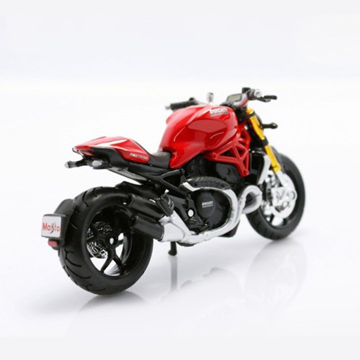 XE MÔ HÌNH - MOTO Siêu xe Ducati Monster 1200 - MAISTO tỷ lệ 1:18