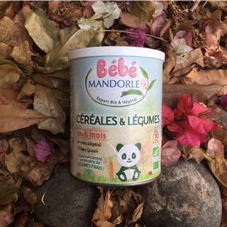 Bột ăn dặm hữu cơ ngũ cốc rau củ la mandorle 400g - từ 4m - 6m