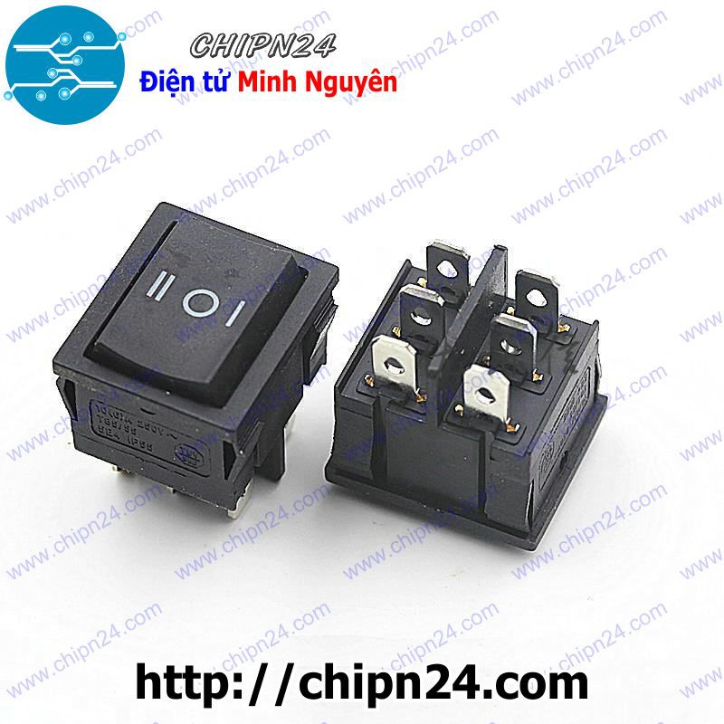 [1 CÁI] Công tắc bập bênh KCD2-501 6 chân 3 trạng thái 6A 250V