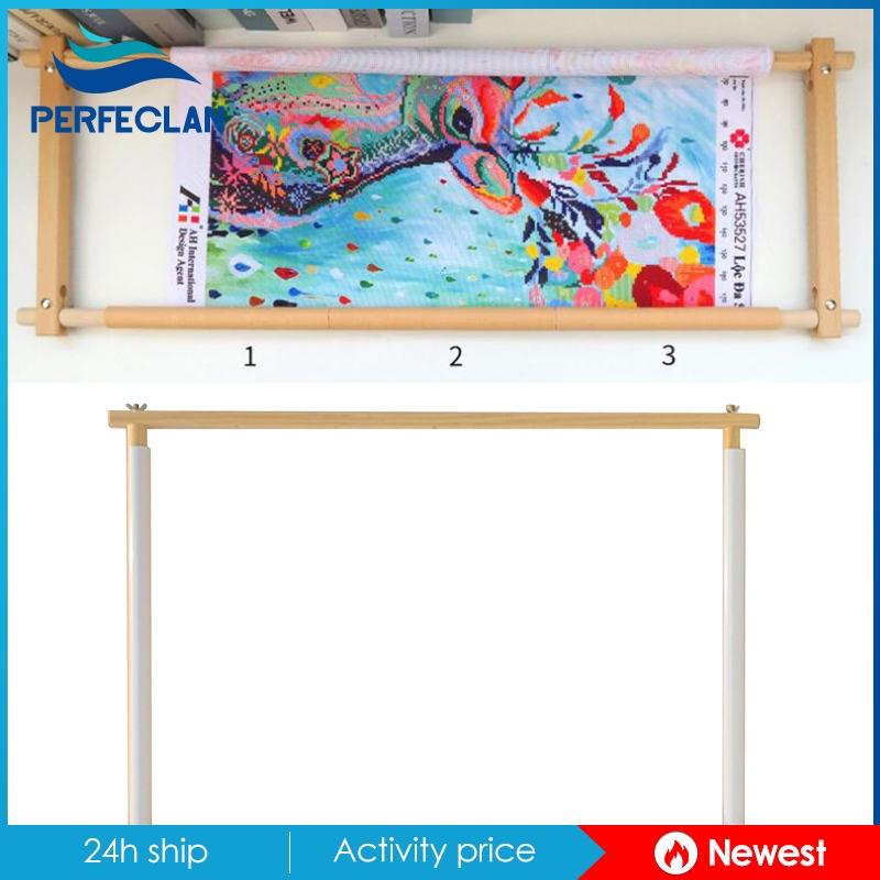 Khung Thêu Tranh Chữ Thập Bằng Gỗ DIY