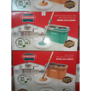 BỘ  LAU  NHÀ  SUNHOUSE  RỔ  IXO