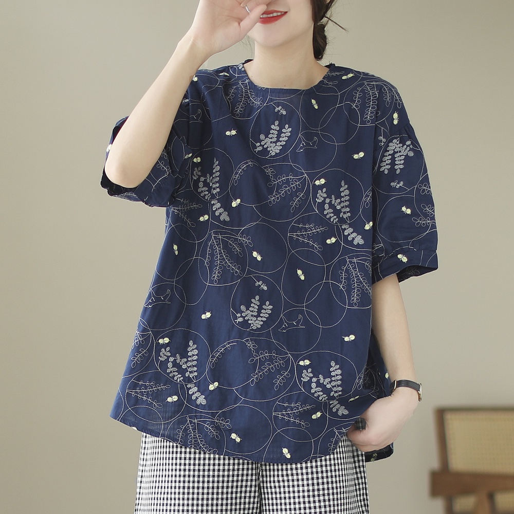 Bán Hạ Giá Cô ~ Thương Hiệu Lớn Cắt Nhãn Dán Đuôi Quần Áo Vải Lanh Thêu Nhãn Hiệu Lớn Phong Cách Nhật Bản Co