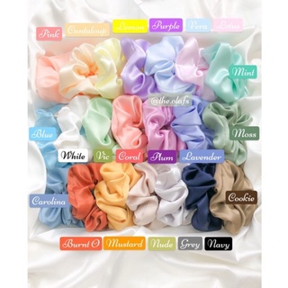 Scrunchies - Dây cột tóc - Dây buộc tóc phi bóng sang chảnh