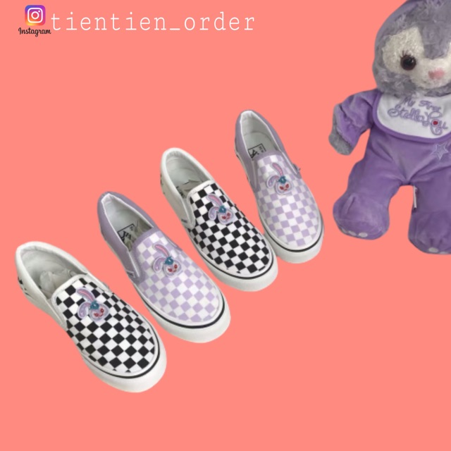[ORDER] Giày Slipon caro thêu Ulzzang