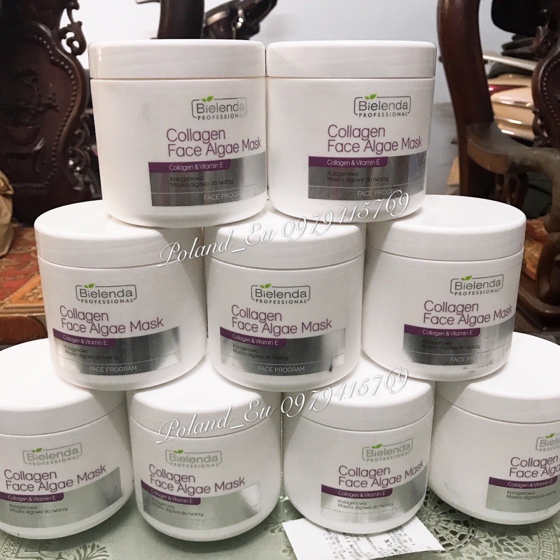 Mặt nạ bielenda professional collagen face algae mask nội địa balan
