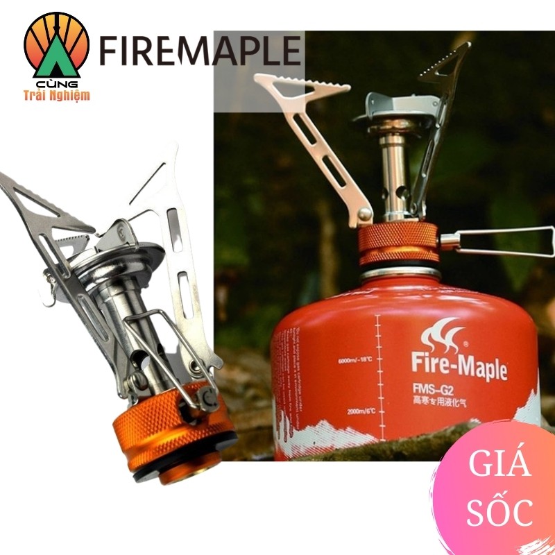 Bếp Gas Dã Ngoại Điều Áp Chuyên Dụng Fire Maple Ngoài Trời Nhỏ Gọn Di Động FMS-103