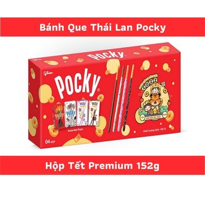 [Q.3] QUẬN 3 [HỎA TỐC] [TẾT 2022] HỘP QUÀ TẾT GLICO POCKY 4 VỊ 152G POCKY CHOCOLATE POCKY HẠNH NHÂN POCKY COOKIES