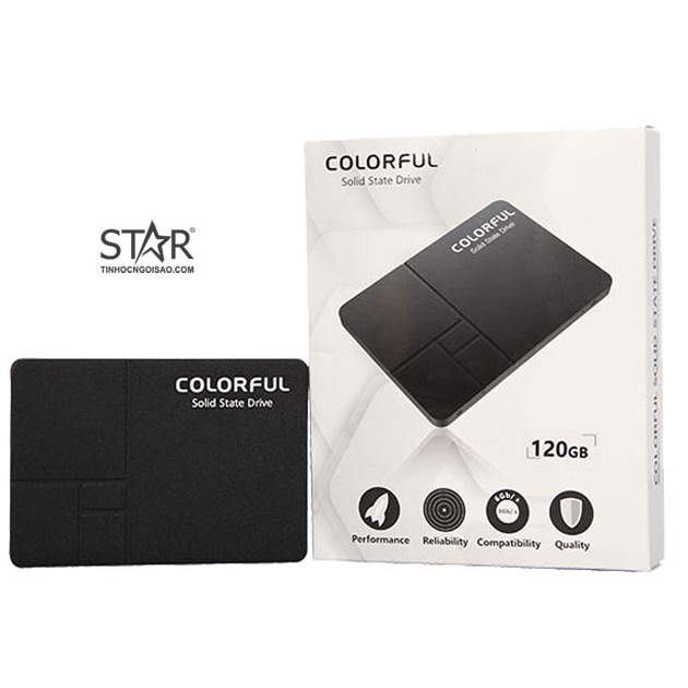 [Mã 255ELSALE giảm 7% đơn 300K] Ổ cứng SSD 120G Colorful SL300 Sata III 6Gb/s TLC