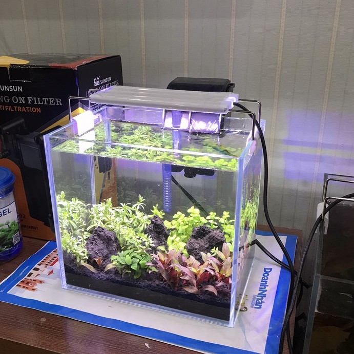 Đèn Led Aquarium Light 3 Chế Độ Màu 30cm Cho Bể Cá Cảnh, Bể Thủy Sinh 30cm, 40cm