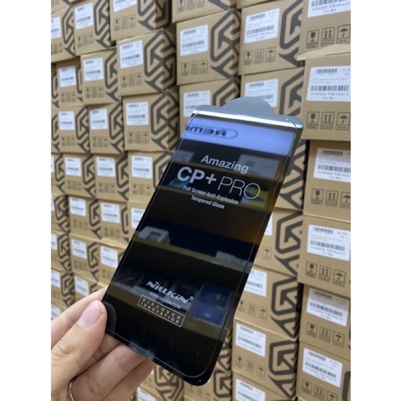 Kính cường lực Nillkin CP+ Pro iPhone 15 Pro max, 15 Plus, 14, 13 Mini, 13, 13 Pro Max Full màn hình chính hãng