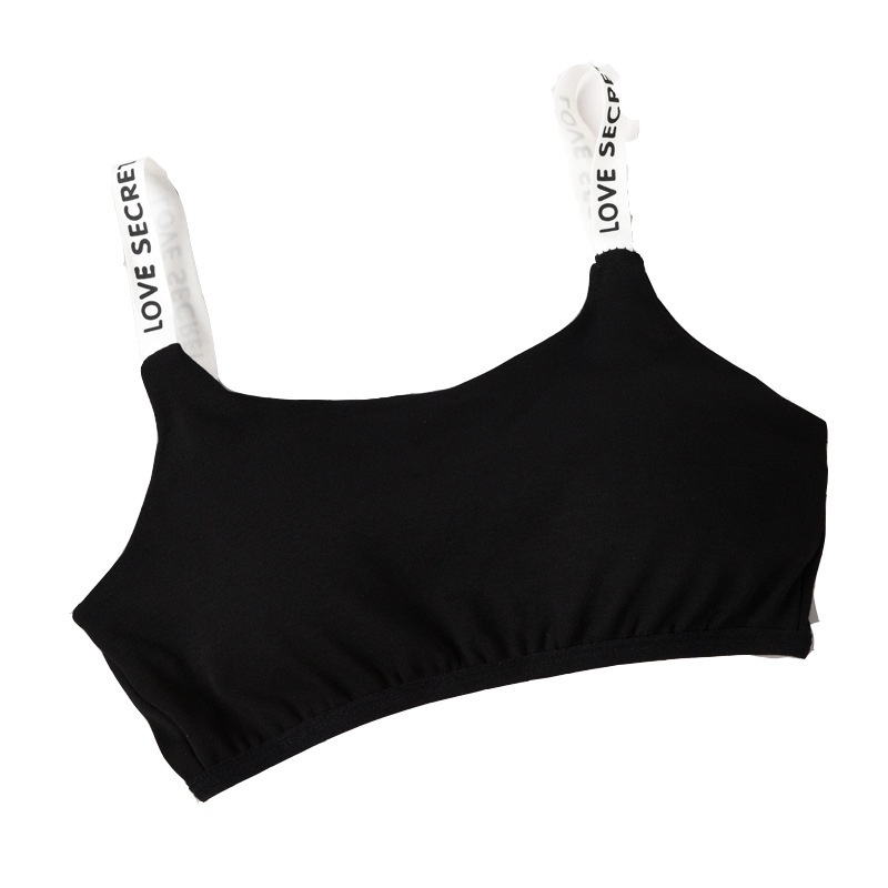 Áo Ngực Nữ In Chữ Vải Cotton