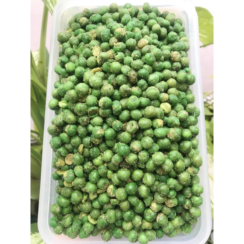 1kg Đậu Hà Lan Sấy Giòn Rang Muối, thơm, ngon như hình