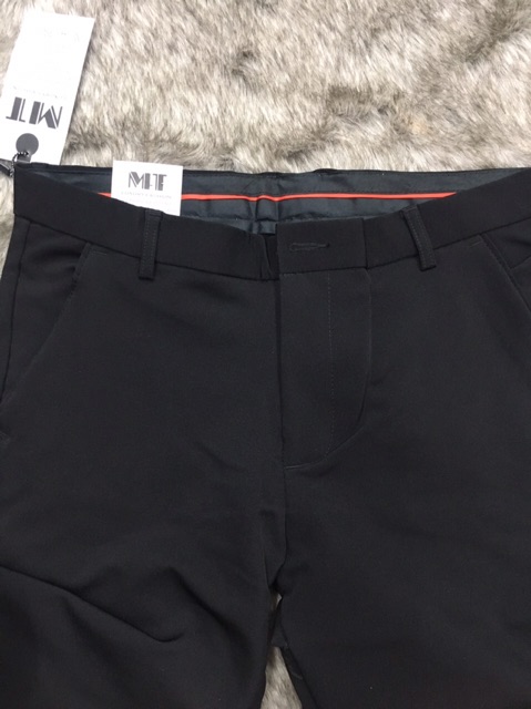 Quần Tây Âu Màu Đen Ống Côn Vải Giản | BigBuy360 - bigbuy360.vn