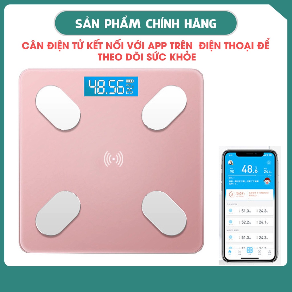 Cân điện tử sức khỏe Cân gia đình mini tiện lợi, bền đẹp, độ chính xác cao.Bảo hành 12 tháng lỗi 1 đổi 1