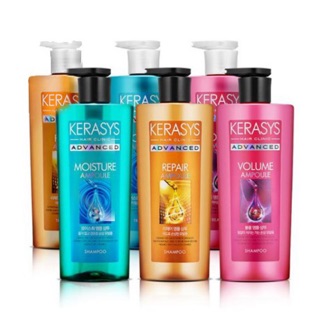 Cặp dầu gội xả Kerasys Advanced Ampoule 600ml Hàn Quốc