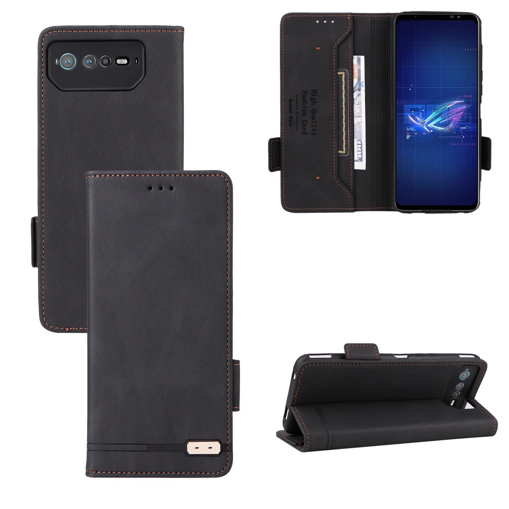 Ốp Lưng Điện Thoại Dạng Ví Da Lật Dành Cho Asus ROG Phone 6 Pro Asus ROG Phone 6 Pro ROG6