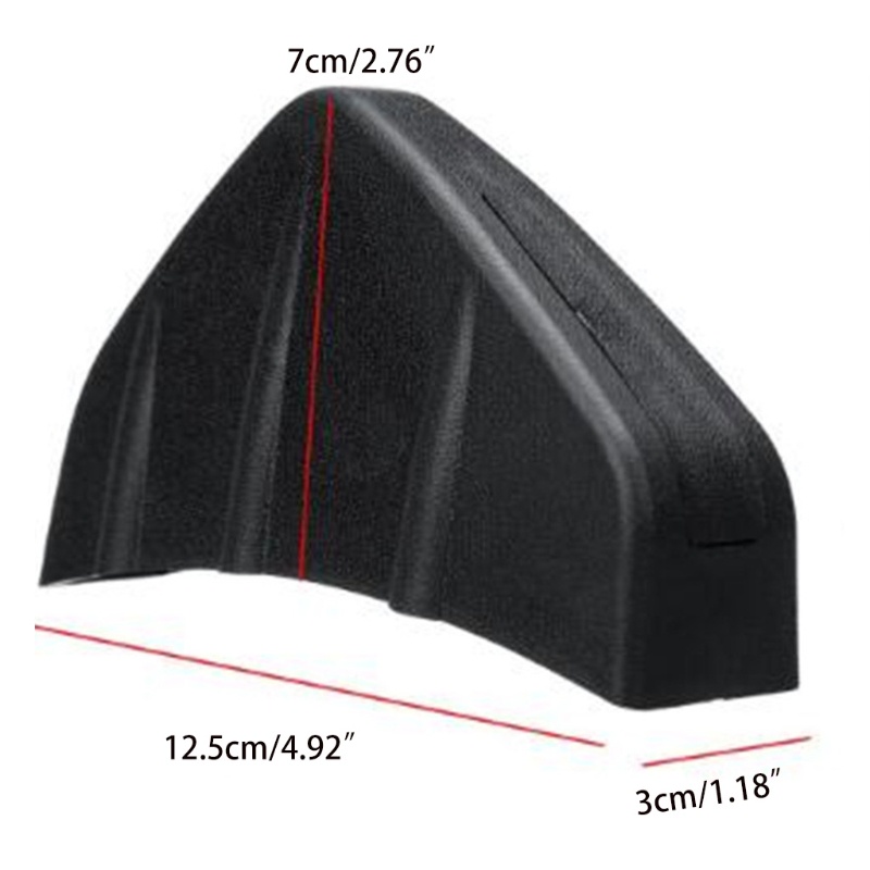 Set 4 Ốp Bảo Vệ Cản Sau Xe Hơi Hình Vây Cá Mập Chất Lượng Cao