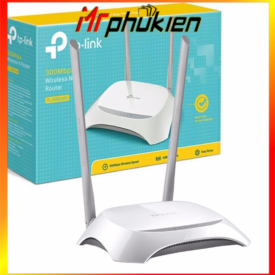 [Mã 154ELSALE2 giảm 7% đơn 300K] Bộ định tuyến không dây TPLINK 840 N - MrPhukien